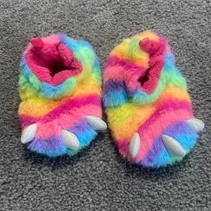 Little Girls Monster feet slippers